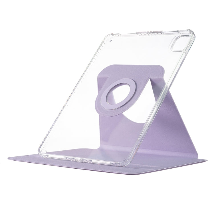 For iPad mini 6 / mini 2024 Magnetic Split Leather Smart Tablet Case(Purple) - iPad mini 6 Cases by buy2fix | Online Shopping UK | buy2fix