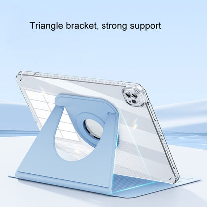 For iPad Air 13 2025 / 2024 Magnetic Split Leather Smart Tablet Case(Sky Blue) by buy2fix