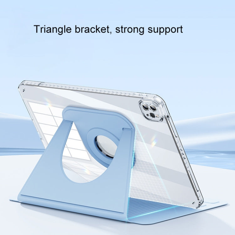 For iPad mini 6 / mini 2024 Magnetic Split Leather Smart Tablet Case(White) - iPad mini 6 Cases by buy2fix | Online Shopping UK | buy2fix