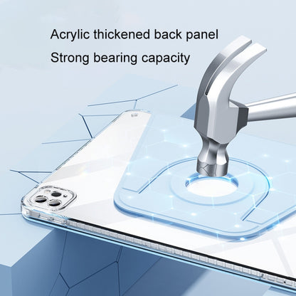 For iPad Air 13 2025 / 2024 Magnetic Split Leather Smart Tablet Case(Sky Blue) by buy2fix