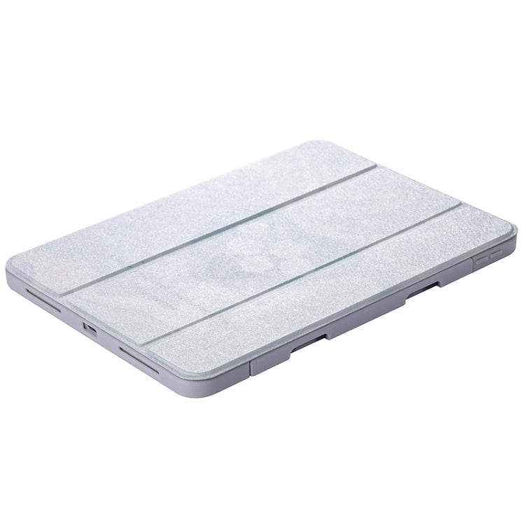 For iPad Pro 11 2022 / 2021 / 2020 Split Drawer Rotation Painted Leather Smart Tablet Case(Flowers) - iPad Pro 11 (2022/2021) Cases by buy2fix | Online Shopping UK | buy2fix