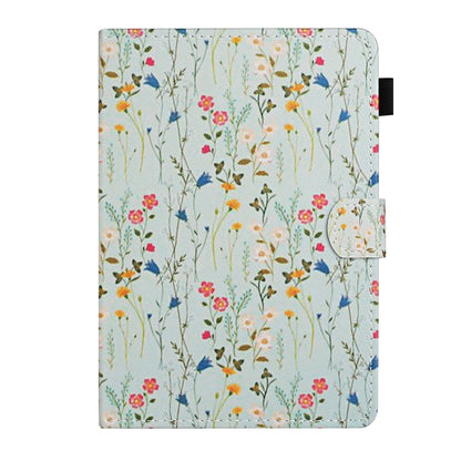 For 8 inch Universal Tablet PC Flower Pattern Horizontal Flip Leather Case with Card Slots & Holder(Small Floral) - 8 inch by buy2fix | Online Shopping UK | buy2fix