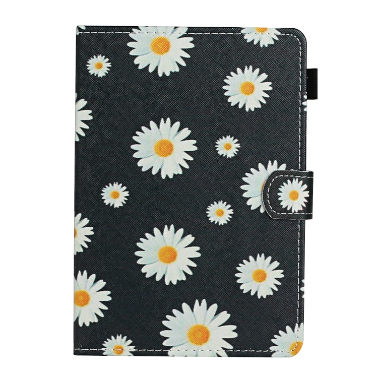 For 10 inch Universal Tablet PC Flower Pattern Horizontal Flip Leather Case with Card Slots & Holder(Small Daisies) - 10 - 11 inch by buy2fix | Online Shopping UK | buy2fix