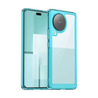 For Xiaomi Civi 3 Colorful Series Acrylic Hybrid TPU Phone Case(Transparent Blue) - Xiaomi Cases by buy2fix | Online Shopping UK | buy2fix