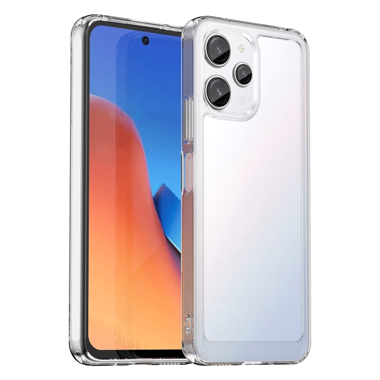 For Xiaomi Poco M6 Pro 5G Colorful Series Acrylic Hybrid TPU Phone Case(Transparent) - Xiaomi Cases by buy2fix | Online Shopping UK | buy2fix