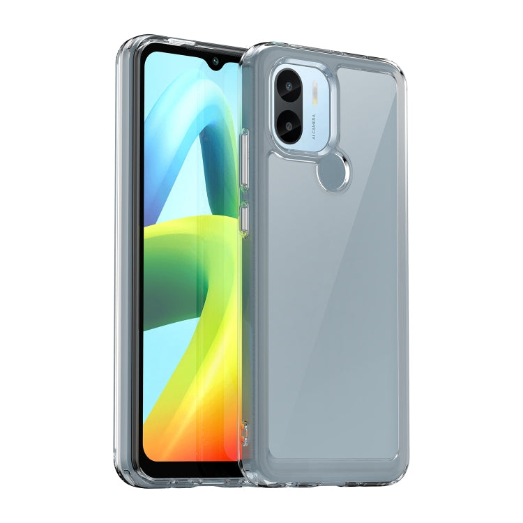 For Xiaomi Poco C50 Colorful Series Acrylic Hybrid TPU Phone Case(Transparent) by buy2fix