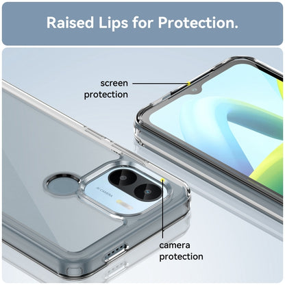 For Xiaomi Poco C50 Colorful Series Acrylic Hybrid TPU Phone Case(Transparent) by buy2fix