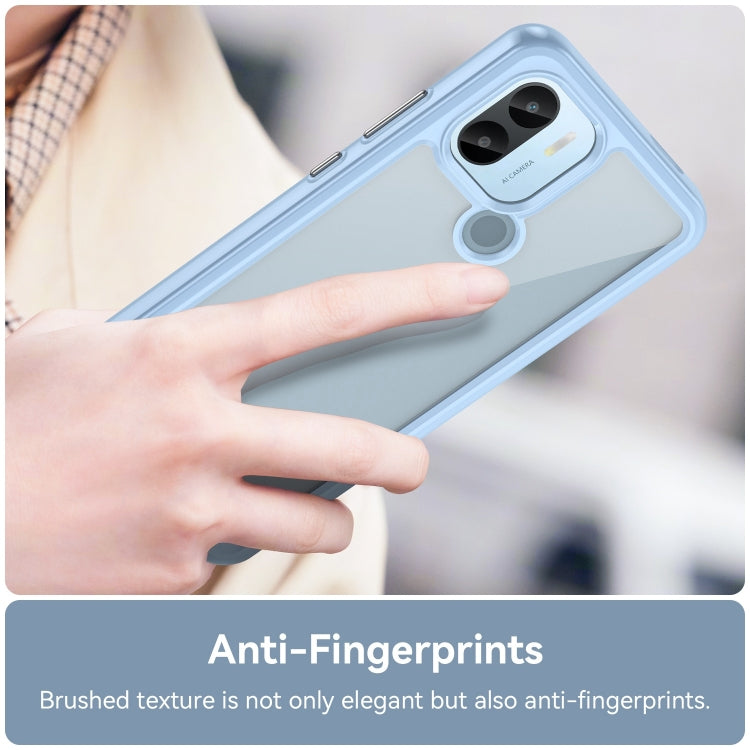 For Xiaomi Poco C50 Colorful Series Acrylic Hybrid TPU Phone Case(Blue) - Xiaomi Cases by buy2fix | Online Shopping UK | buy2fix