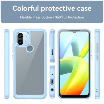 For Xiaomi Redmi A2+ Colorful Series Acrylic Hybrid TPU Phone Case(Blue) by buy2fix
