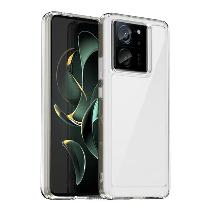 For Xiaomi 13T Colorful Series Acrylic Hybrid TPU Phone Case(Transparent) by buy2fix