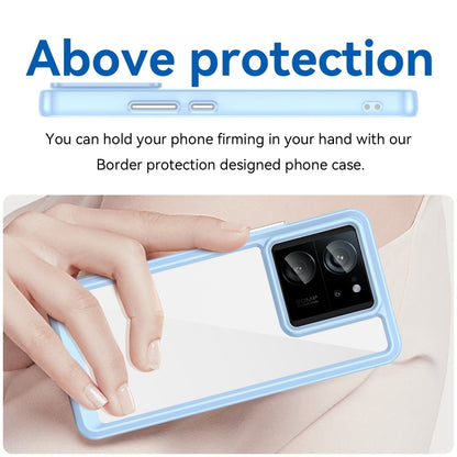 For Xiaomi 13T Pro Colorful Series Acrylic Hybrid TPU Phone Case(Blue) - Xiaomi Cases by buy2fix | Online Shopping UK | buy2fix