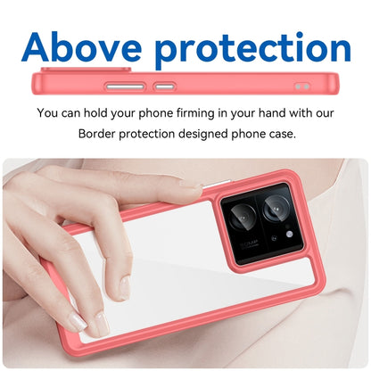 For Xiaomi 13T Pro Colorful Series Acrylic Hybrid TPU Phone Case(Red) - Xiaomi Cases by buy2fix | Online Shopping UK | buy2fix