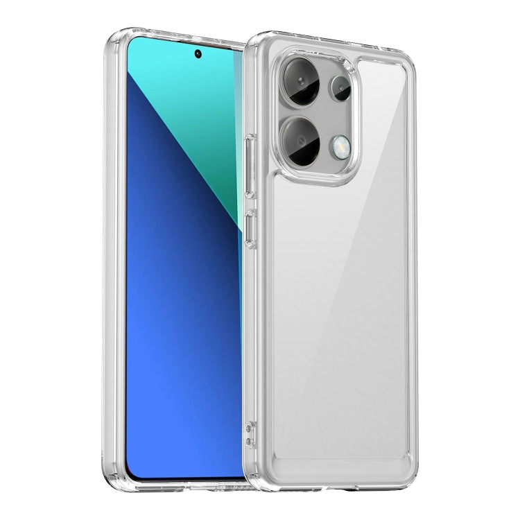 For Xiaomi Redmi Note 13 4G Global Colorful Series Acrylic Hybrid TPU Phone Case(Transparent) - Note 13 Cases by buy2fix | Online Shopping UK | buy2fix