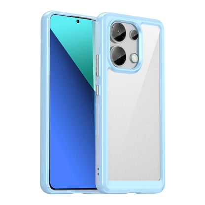 For Xiaomi Redmi Note 13 4G Global Colorful Series Acrylic Hybrid TPU Phone Case(Blue) - Note 13 Cases by buy2fix | Online Shopping UK | buy2fix