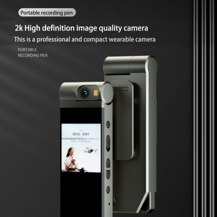 B40 2K Portable Mini Camera HD Video Recorder Support Loop Recording & Motion Detection(Silver) by buy2fix