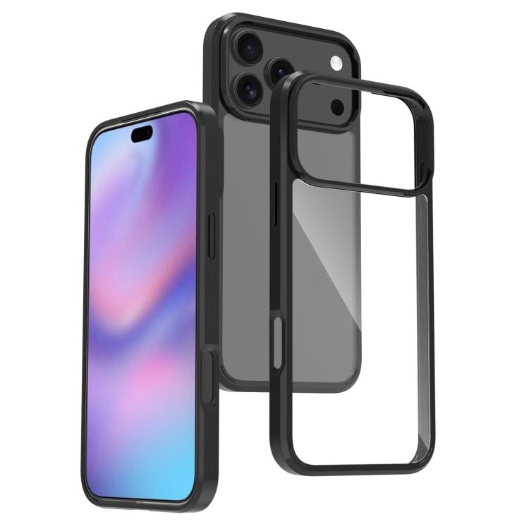 For iPhone 17 Pro Max Scratchproof Acrylic TPU Phone Case(Black) - iPhone 17 Pro Max Cases by buy2fix | Online Shopping UK | buy2fix