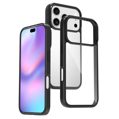 For iPhone 17 Pro Scratchproof Acrylic TPU Phone Case(Black) - iPhone 17 Pro Cases by buy2fix | Online Shopping UK | buy2fix