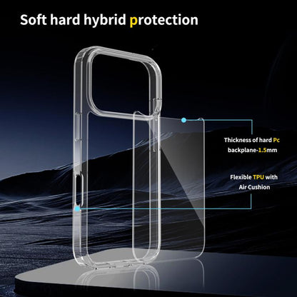 For iPhone 17 Pro Scratchproof Acrylic TPU Phone Case(Black) - iPhone 17 Pro Cases by buy2fix | Online Shopping UK | buy2fix