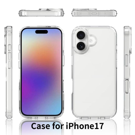 For iPhone 17 Scratchproof Acrylic TPU Phone Case(Black) - iPhone 17 Cases by buy2fix | Online Shopping UK | buy2fix