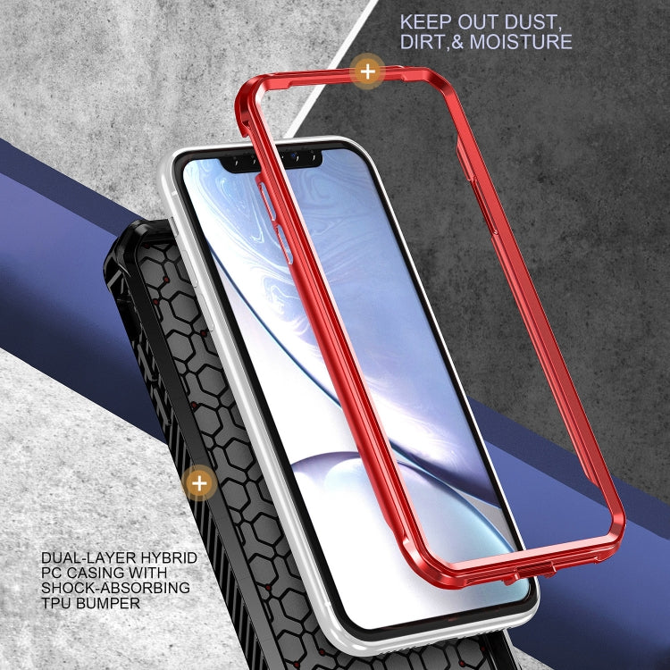 For iPhone XR Armor Series Holder Phone Case(Black) by buy2fix