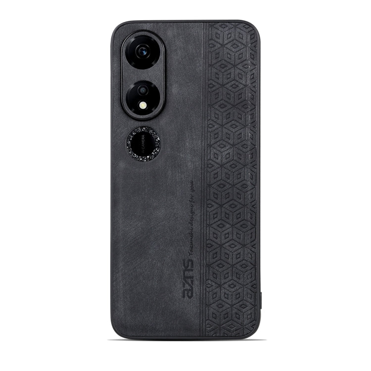 For Honor Play 40 AZNS 3D Embossed Skin Feel Phone Case(Black) - Honor Cases by AZNS | Online Shopping UK | buy2fix