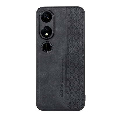 For Honor Play 40 AZNS 3D Embossed Skin Feel Phone Case(Black) - Honor Cases by AZNS | Online Shopping UK | buy2fix