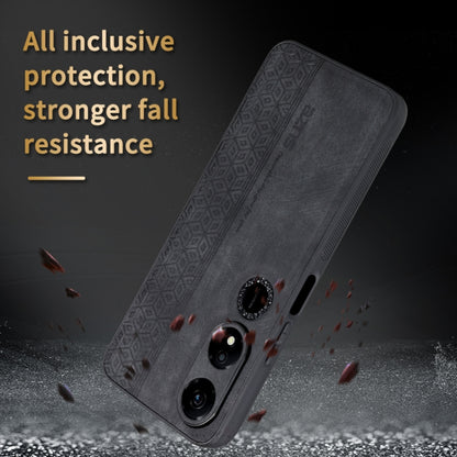 For Honor Play 40 AZNS 3D Embossed Skin Feel Phone Case(Black) - Honor Cases by AZNS | Online Shopping UK | buy2fix