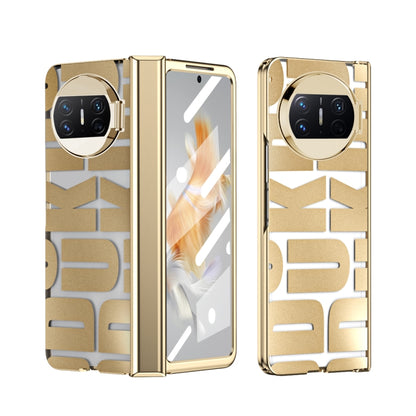 For Huawei Mate X3 Integrated Electroplating Folding Phone Case with Hinge(Tyrant Gold) - Huawei Cases by buy2fix | Online Shopping UK | buy2fix