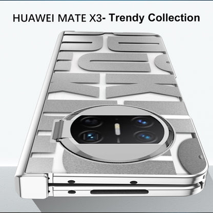 For Huawei Mate X3 Integrated Electroplating Folding Phone Case with Hinge(Tyrant Gold) - Huawei Cases by buy2fix | Online Shopping UK | buy2fix
