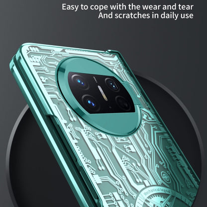 For Huawei Mate X3 Mechanical Legend Integrated Electroplating All-inclusive Phone Case(Silver) - Huawei Cases by buy2fix | Online Shopping UK | buy2fix