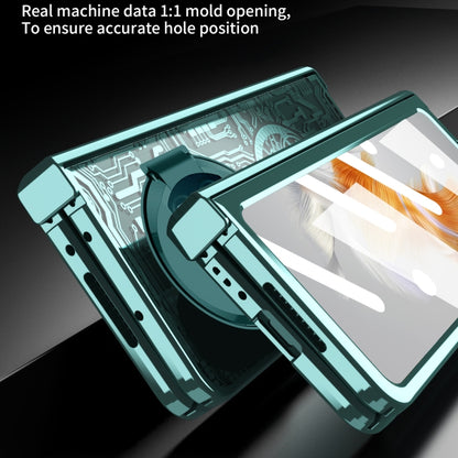 For Huawei Mate X3 Mechanical Legend Integrated Electroplating All-inclusive Phone Case(Silver) - Huawei Cases by buy2fix | Online Shopping UK | buy2fix