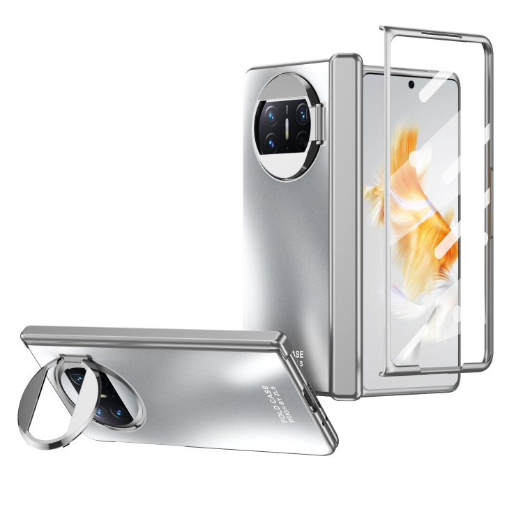 For Huawei Mate X3 Integrated Sub-plating Frame PC Phone Case(Silver) - Huawei Cases by buy2fix | Online Shopping UK | buy2fix