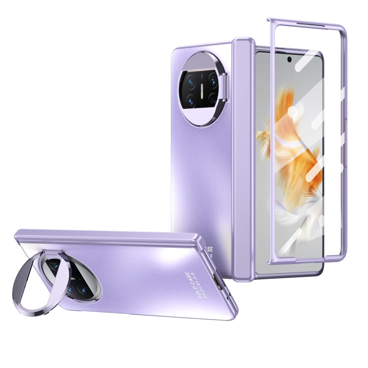 For Huawei Mate X3 Integrated Sub-plating Frame PC Phone Case(Purple) - Huawei Cases by buy2fix | Online Shopping UK | buy2fix