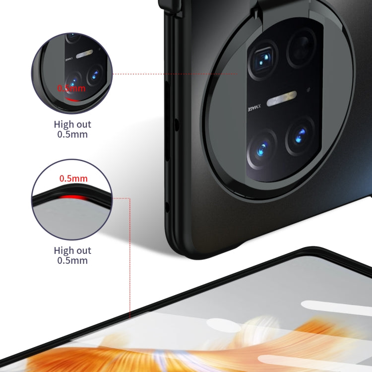 For Huawei Mate X3 Integrated Sub-plating Frame PC Phone Case(Black) - Huawei Cases by buy2fix | Online Shopping UK | buy2fix