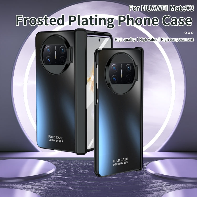 For Huawei Mate X3 Sub-plating Frame PC Phone Case(Purple) - Huawei Cases by buy2fix | Online Shopping UK | buy2fix
