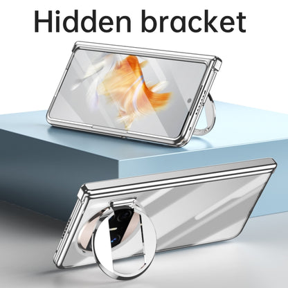 For Huawei Mate X3 Electroplating PC Folding Phone Case with Hinge(Gold) - Huawei Cases by buy2fix | Online Shopping UK | buy2fix