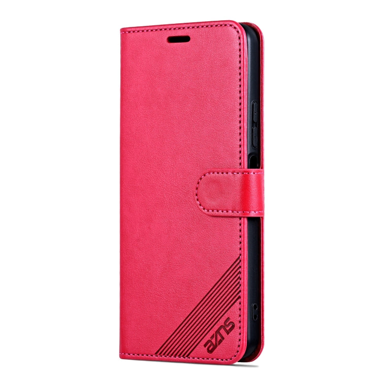For Honor Play 50 / 50m 5G AZNS Sheepskin Texture Flip Leather Phone Case(Red) - Honor Cases by AZNS | Online Shopping UK | buy2fix