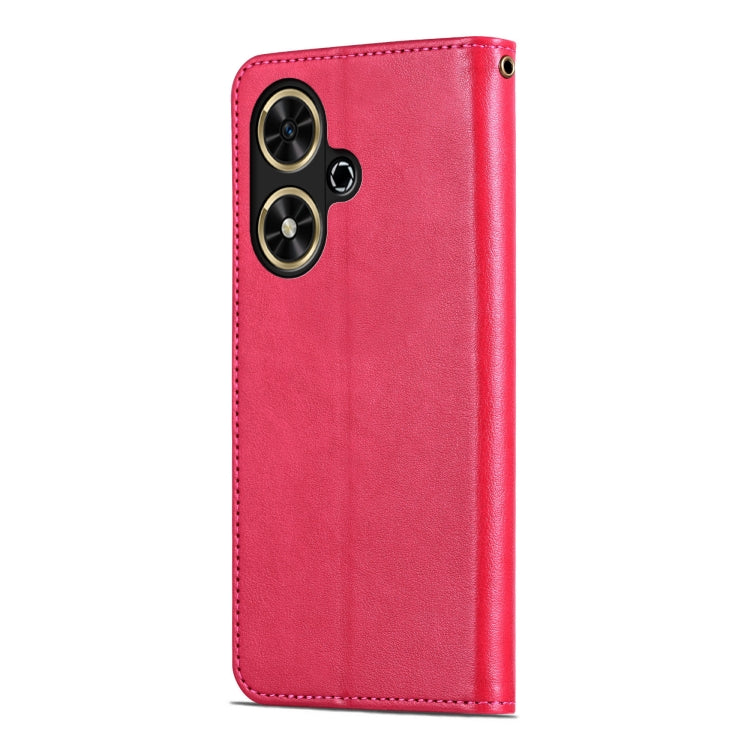 For Honor Play 50 / 50m 5G AZNS Sheepskin Texture Flip Leather Phone Case(Red) - Honor Cases by AZNS | Online Shopping UK | buy2fix