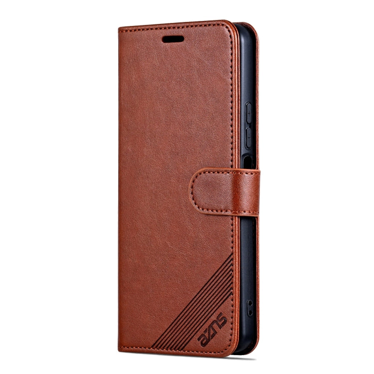 For Honor Play 50 / 50m 5G AZNS Sheepskin Texture Flip Leather Phone Case(Brown) - Honor Cases by AZNS | Online Shopping UK | buy2fix
