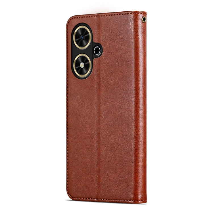 For Honor Play 50 / 50m 5G AZNS Sheepskin Texture Flip Leather Phone Case(Brown) - Honor Cases by AZNS | Online Shopping UK | buy2fix