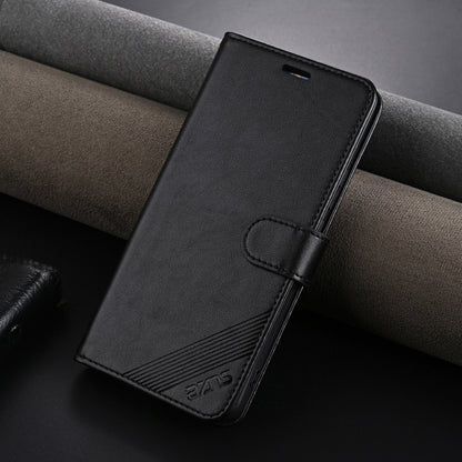 For Honor 200 Pro AZNS Sheepskin Texture Flip Leather Phone Case(Black) - Honor Cases by AZNS | Online Shopping UK | buy2fix