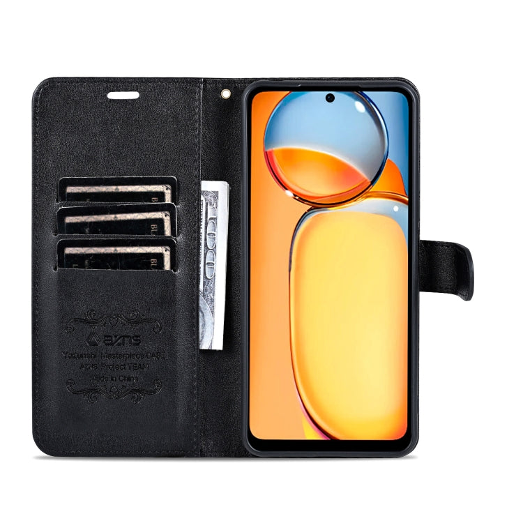 For Honor Play 60 Plus AZNS Sheepskin Texture Flip Leather Phone Case(Black) - Honor Cases by AZNS | Online Shopping UK | buy2fix