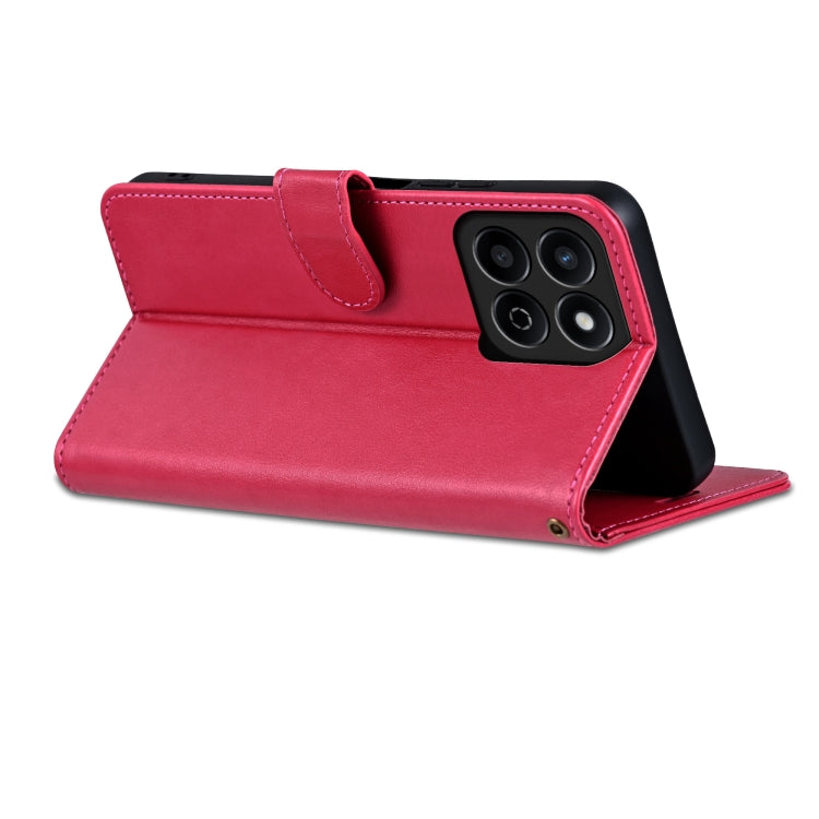 For Honor Play 60 Plus AZNS Sheepskin Texture Flip Leather Phone Case(Red) - Honor Cases by AZNS | Online Shopping UK | buy2fix