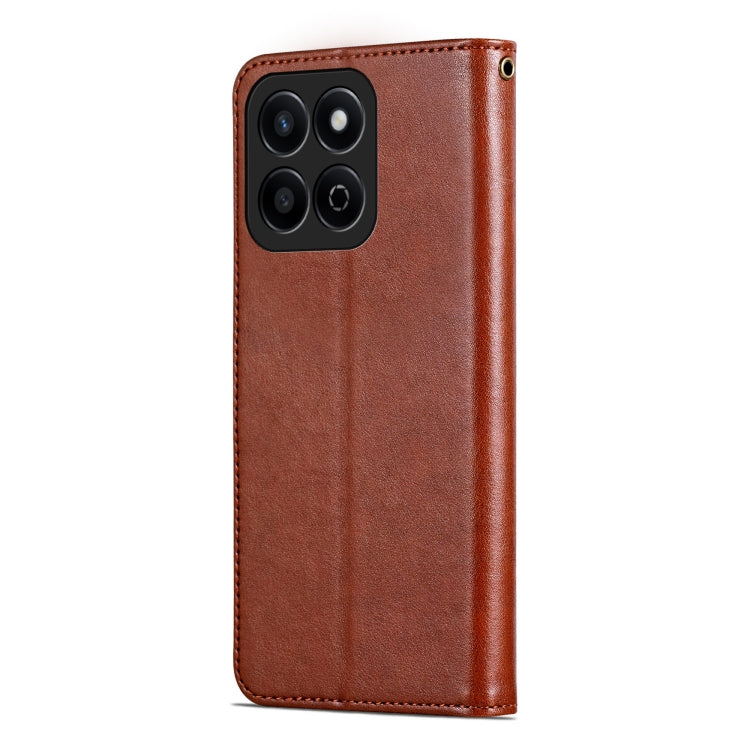 For Honor Play 60 Plus AZNS Sheepskin Texture Flip Leather Phone Case(Brown) - Honor Cases by AZNS | Online Shopping UK | buy2fix