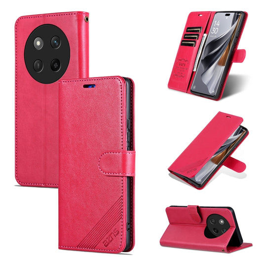 For Honor X60 Pro AZNS Sheepskin Texture Flip Leather Phone Case(Red) - Honor Cases by AZNS | Online Shopping UK | buy2fix