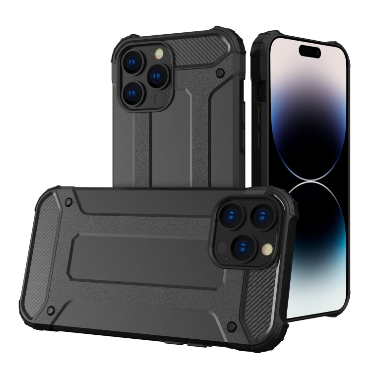 For iPhone 15 Pro Magic Armor TPU Phone Case(Black) by buy2fix