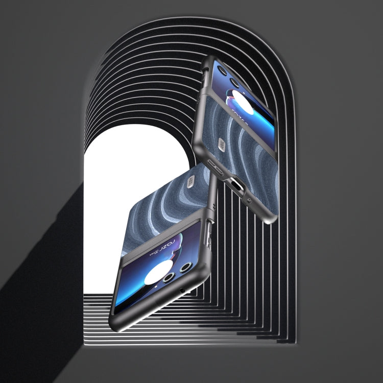 For Motorola Razr 40 Ultra ABEEL Galactic Pattern Protective Phone Case(Blue) by buy2fix