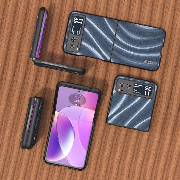 For Motorola Razr 40 ABEEL Galactic Pattern Protective Phone Case(Blue) by buy2fix