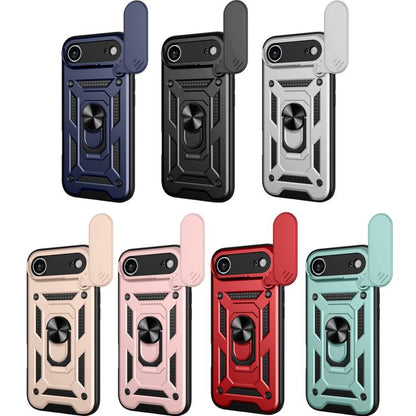 For iPhone Air Sliding Camera Cover Design TPU+PC Phone Case(Red) - iPhone Air Cases by buy2fix | Online Shopping UK | buy2fix