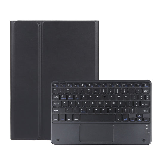 For Xiaomi Redmi Pad SE Ultra-thin Bluetooth Keyboard Leather Case with Touchpad(Black) by buy2fix
